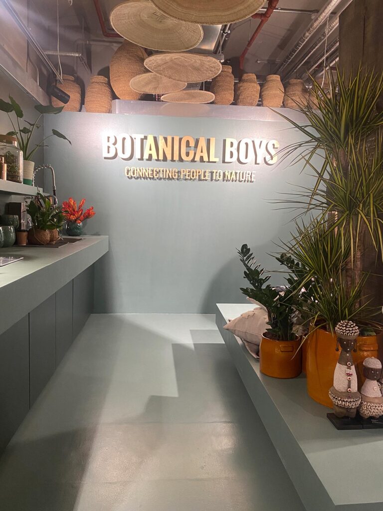 Botanical Boys signage